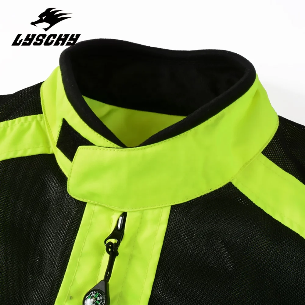 Мужская мотоциклетная куртка из ткани Оксфорд дышащая Светоотражающая для езды на мотоцикле