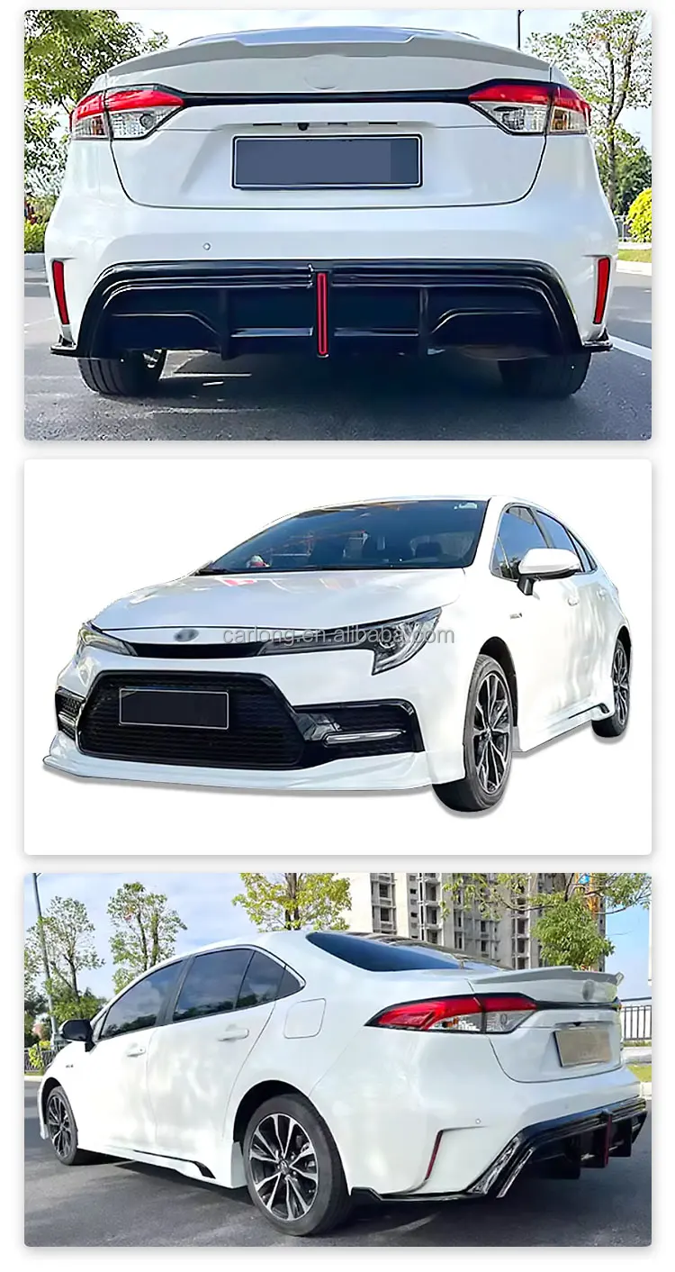 Car Bodykit For Toyota Levin 2019-2023 Front Lip Rear Lip With Brake 