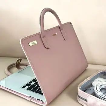 2025 HUA WEI Macbook for Lenovo for Xiaomi Compatible New Laptop Bag Protective Case Shell Handbag Made From PU Material