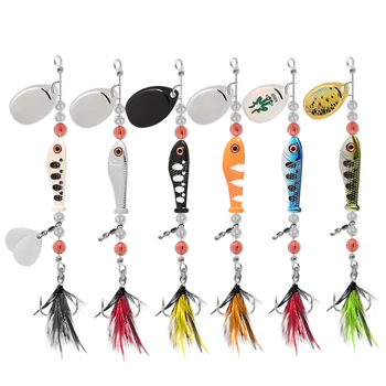 CHEERY 12G Spinner Bait Fishing Lure Multiple Blade Jig Dancer Buzzbait Wobbler Chatterbait for Bass Pike Bottom Fishing Metal – Metal Jig – view 5