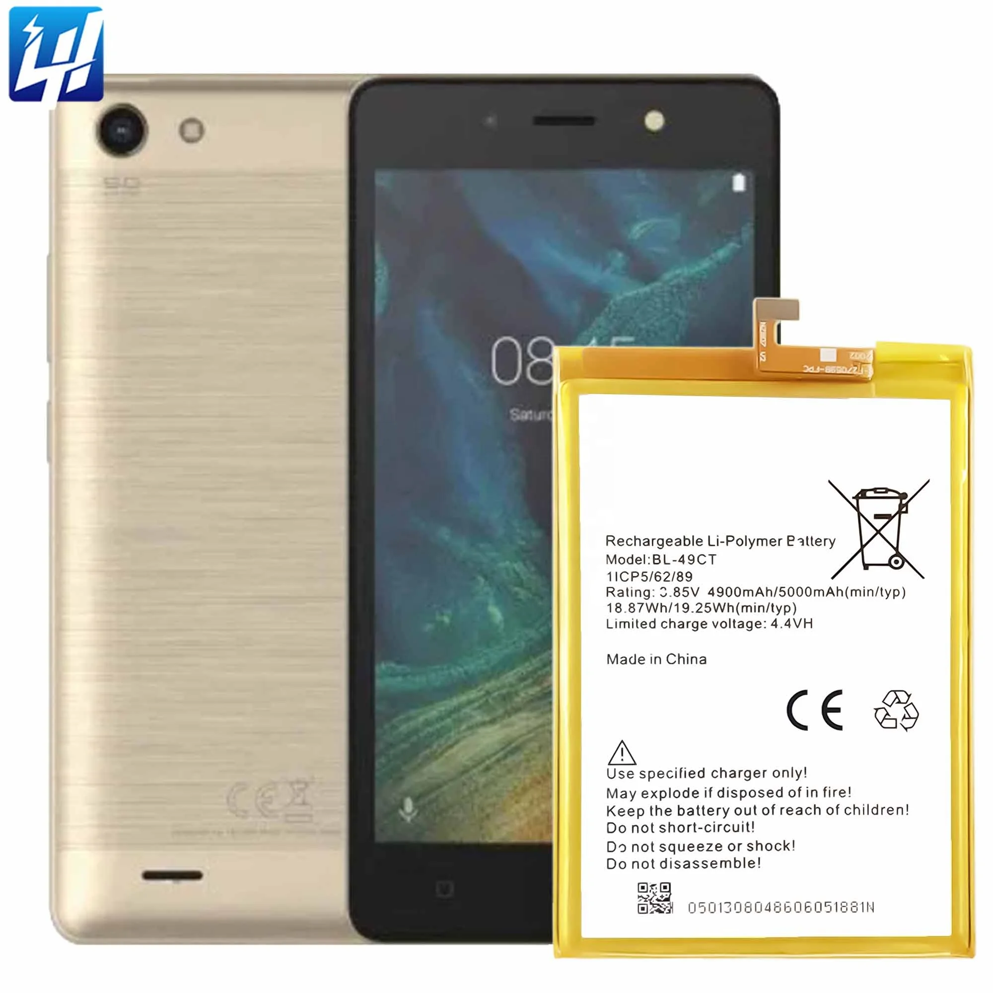 BL-49CT Mobile Phone Batteries for Tecno WX3 Pro B12