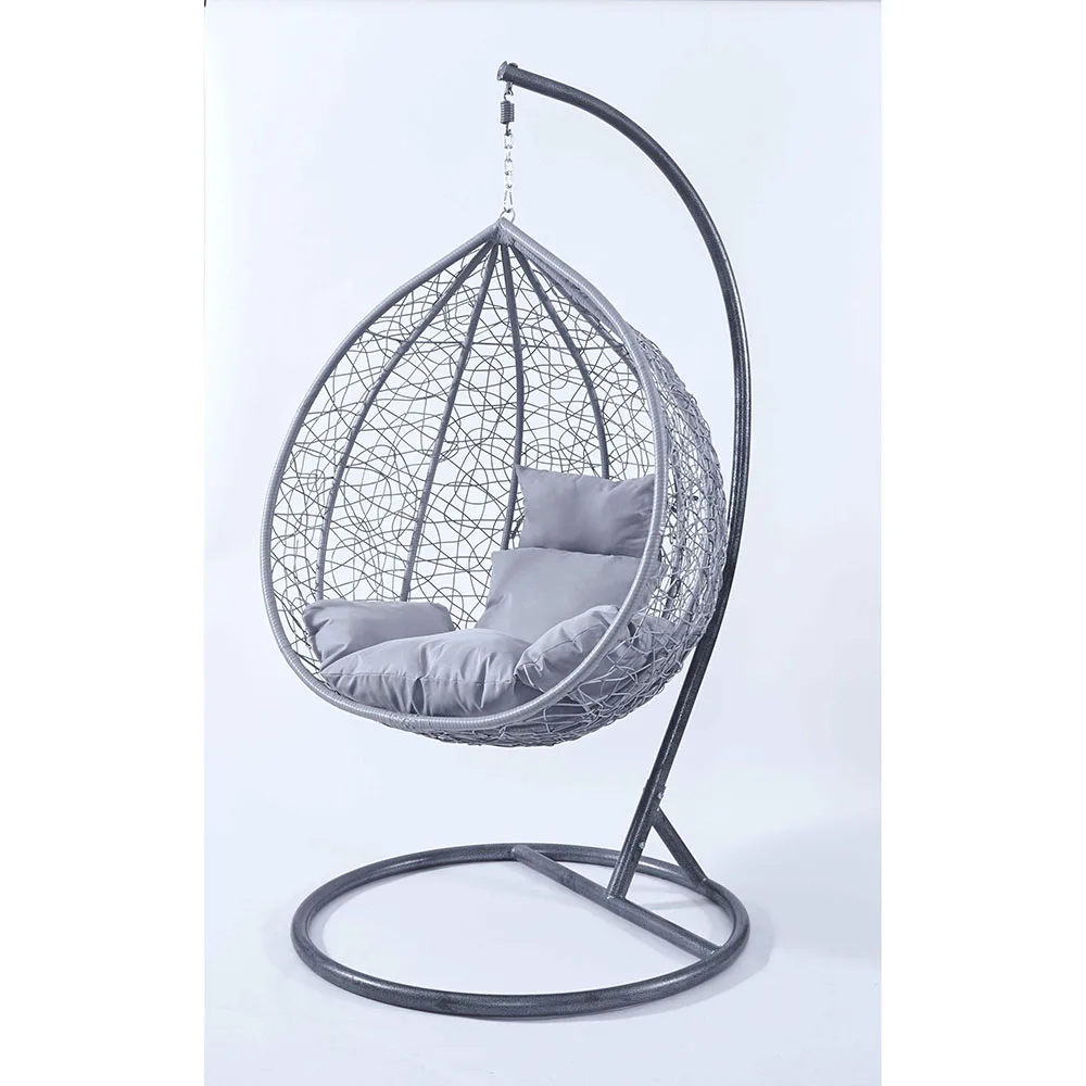 product standing black double foldable 2 seater waterproof traditional outdoor furniture navy blue india stationary metal hanging egg-2