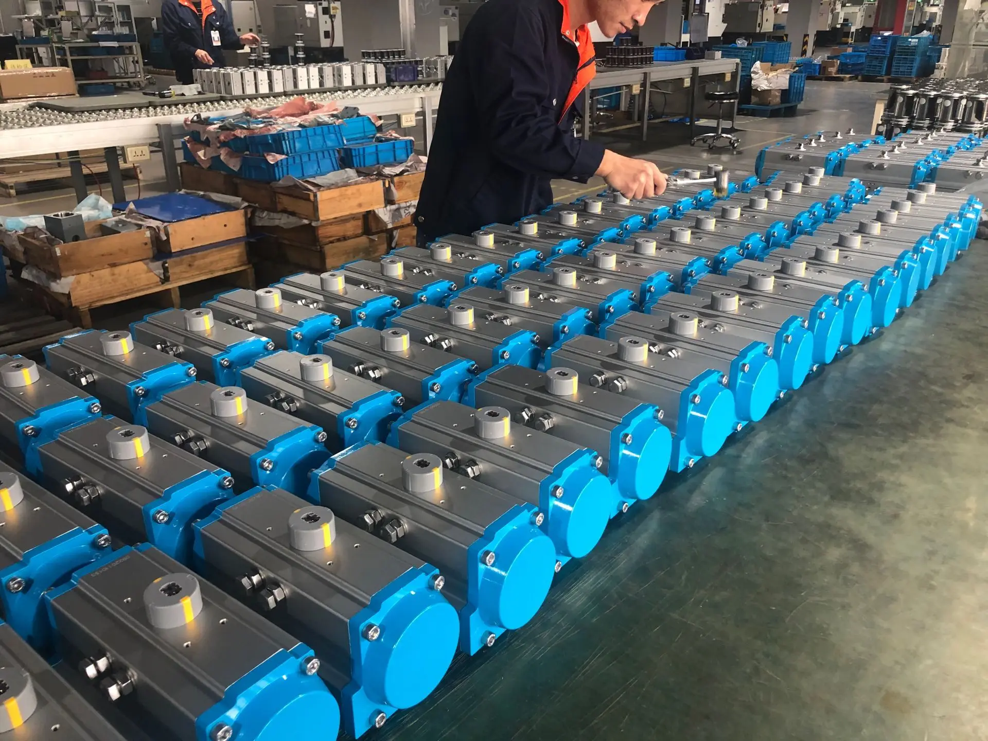 RFS RAT083-DA AT83 AT80 Rotary Actuator Double Acting 90 Degree Rotary Valve Actuator Pneumatic Rotary Actuator