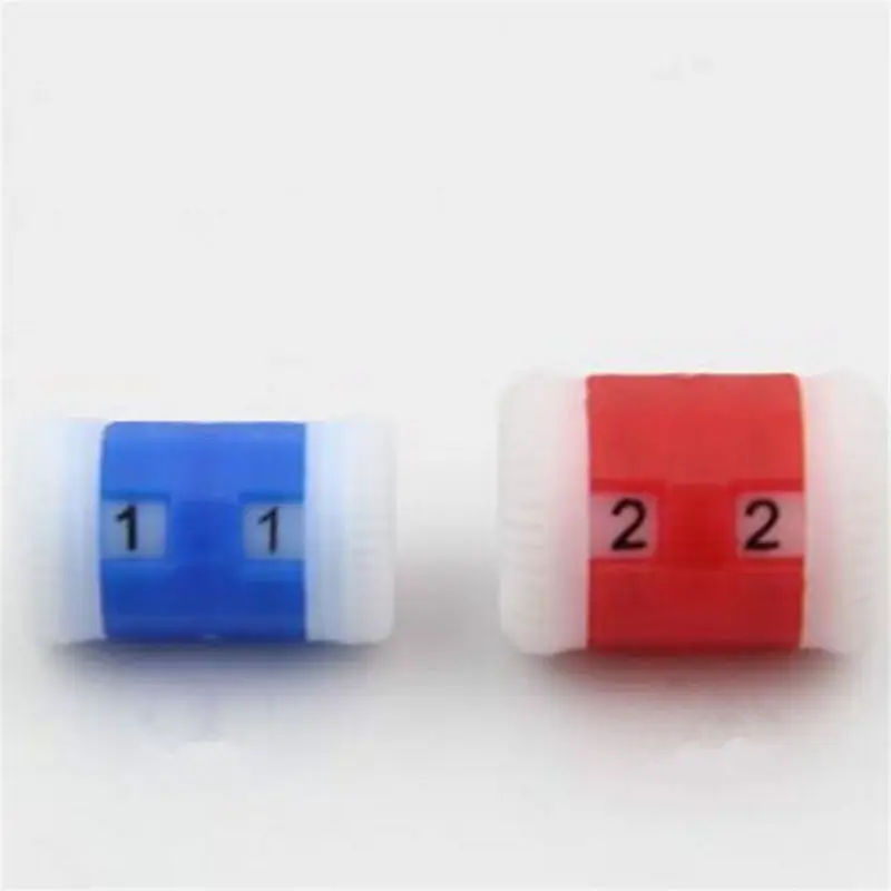 2pcs Crochet Counter 2 Sizes Plastic Knitting Row Counter Round Sewing  Accessory