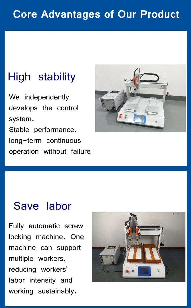 Screw Fasten Machine Robot Screwdriver Automatic Screw Locking Robot Screwdriver Automatic Screw Locking Robot