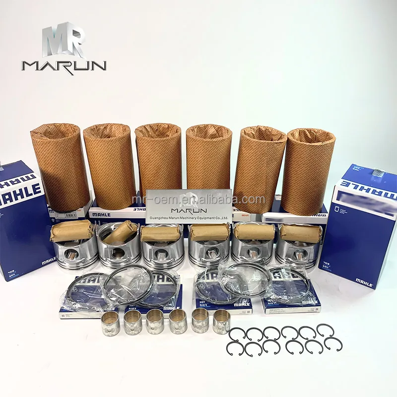 Diesel Engine Parts Liner Kit for 6HK1 6UZ1 6WG1 6WF1 6BG1 6BD1 6SD1 for Construction Machinery Excavator