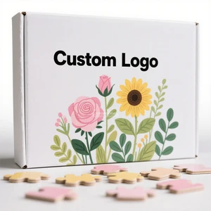 Popular Children'S Paper Jigsaw Puzzle Floral Bouquet Pattern 200 Pcs Jigsaw Puzzle for Kids