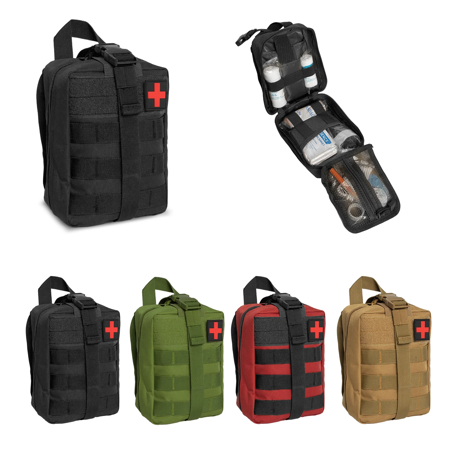 Custom Logo Professional Tactical First Ifak Trauma Kit Medical ...