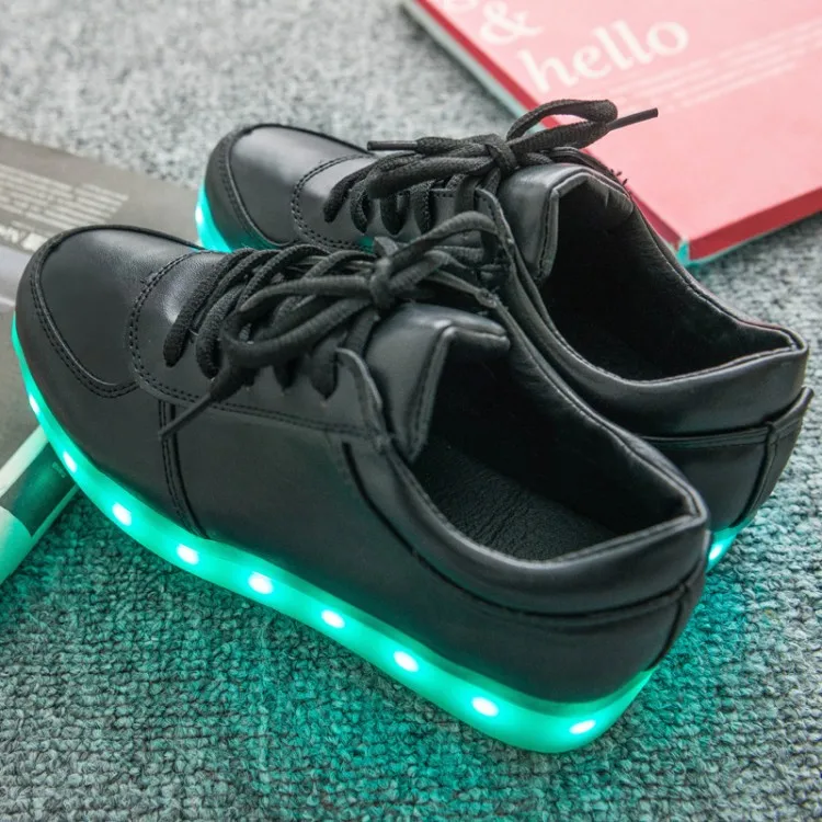LED Dance Shoes Luminous Ghost Step Shoes for Men Women