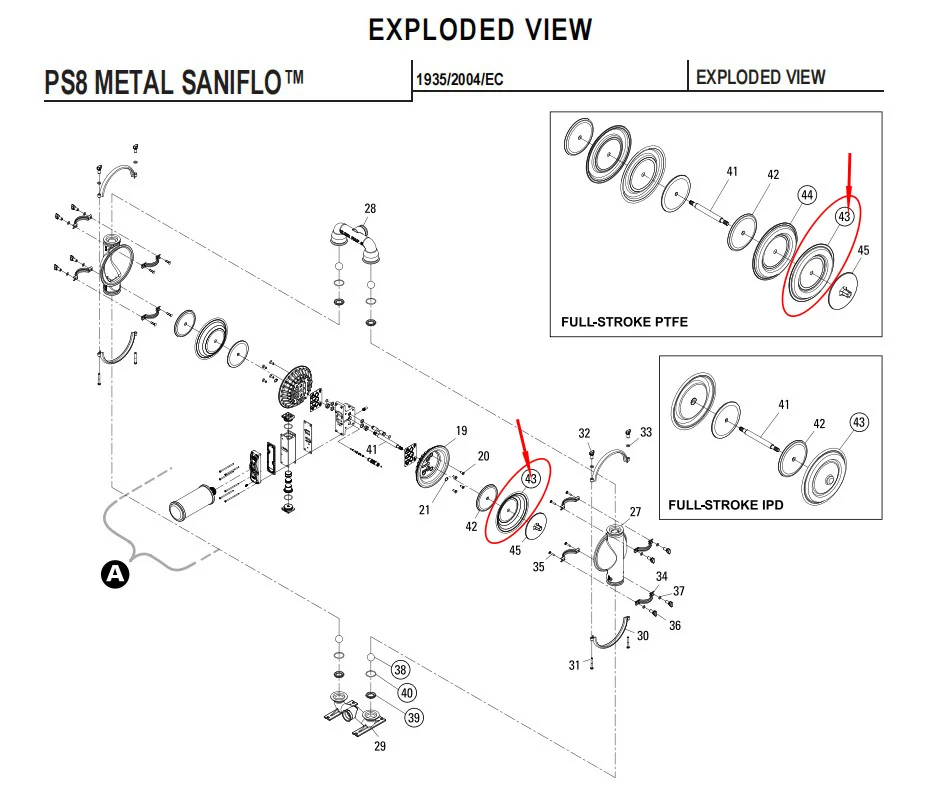 CF08-1040-55 Diaphragm details