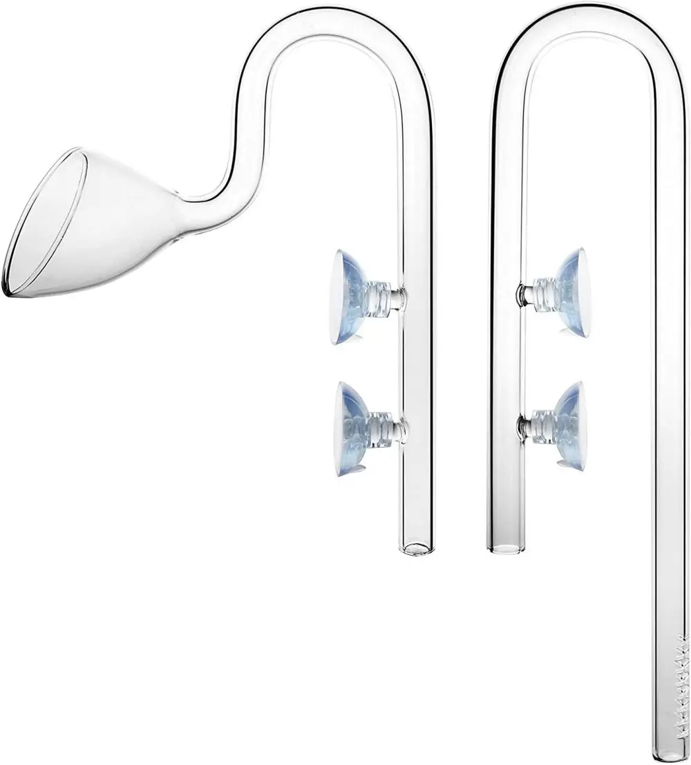 Eco-friendly Ada Style Lily Glass Pipe for Aquarium Plants
