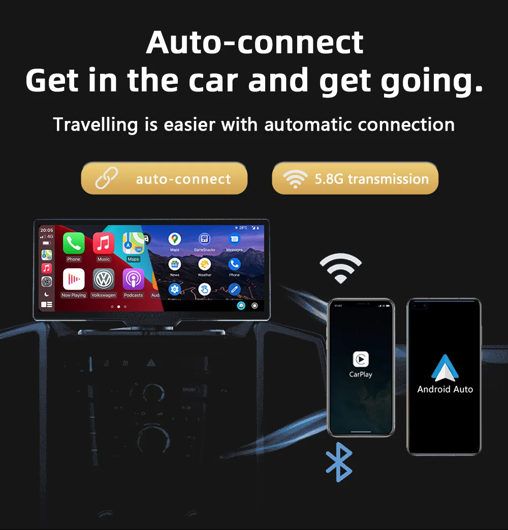 Wooboobox Youtube Netflix Android System Car Box With  Portable Wireless Android Auto Carplay Android Ai Box