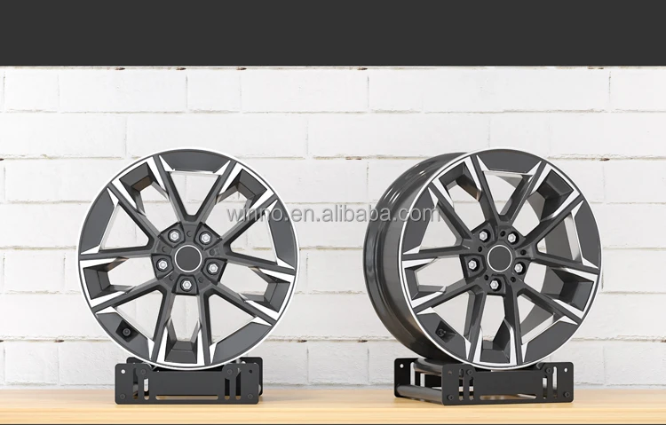 Rotating Wheel Rim Display Stand for Auto Parts Repair Store