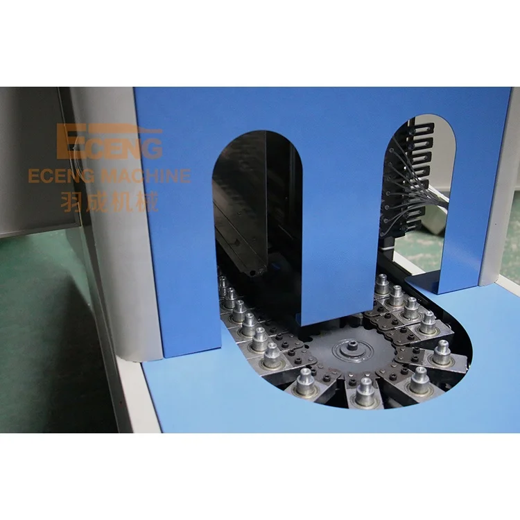 Semi Automatic PET Preform Water Juice Bottle Blow Molding Machine / YC-2L-2 2 Cavity Pet Blowing Machine 1L 2L