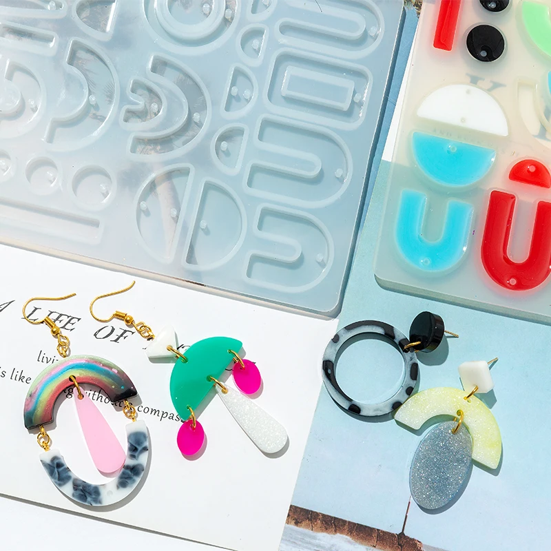 Aamzon Горячие блестящие серьги смола подставка пепельница форма силиконовые мерные чашки сделай сам кристалл клей набор формы для ювелирных