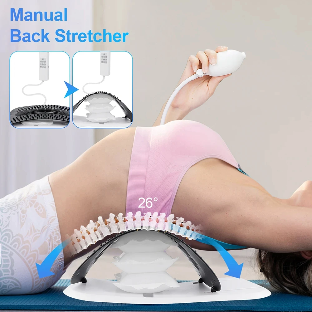 Fitness Adjustable airbag Neck Massager, Back, Waist, and Neck Support, with product detail 3