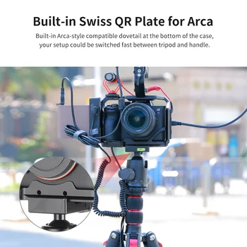 KingMa Multi-hole Aluminium Alloy DSLR Sony Camera Cage Video Vlog Camera Cage Accessory for Sony A7R4/A74/A7S3/A7R3/A7M3 detail image