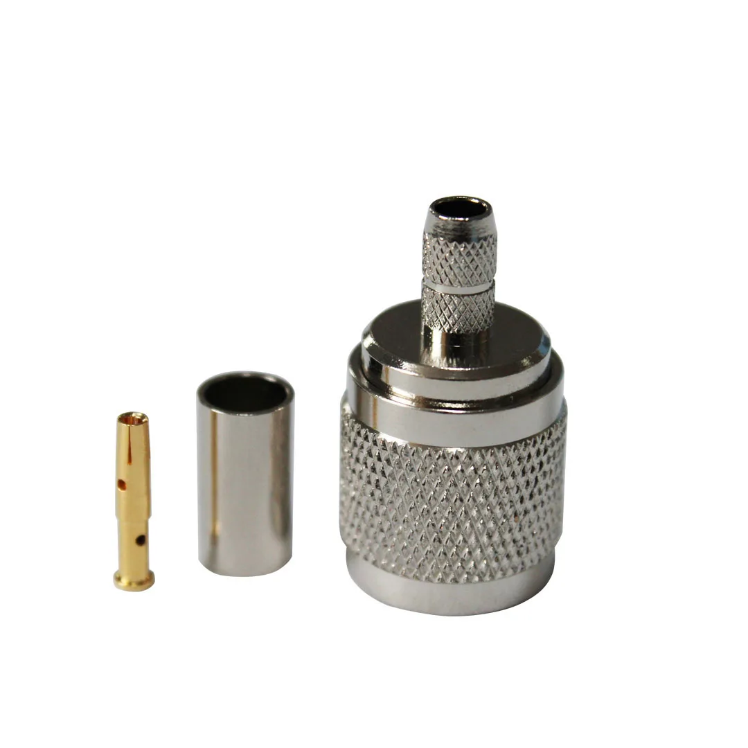 Hot Sale RP-TNC-C-J3 Coaxial Connector Male Head RP TNC Connector Crimped RG58 Cable Assembly