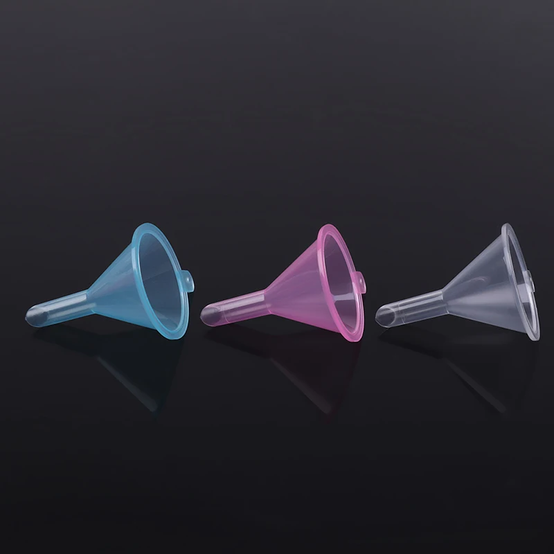 10pcs/set Mini Small Plastic Funnel For Perfume Liquid Oil Electronic Cigarette Vape