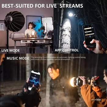 ZHIYUN Molus X100 100W COB LED Light Photography Lighting Outdoor Photo/Video Shooting Handheld Portable Pocket Light detail image