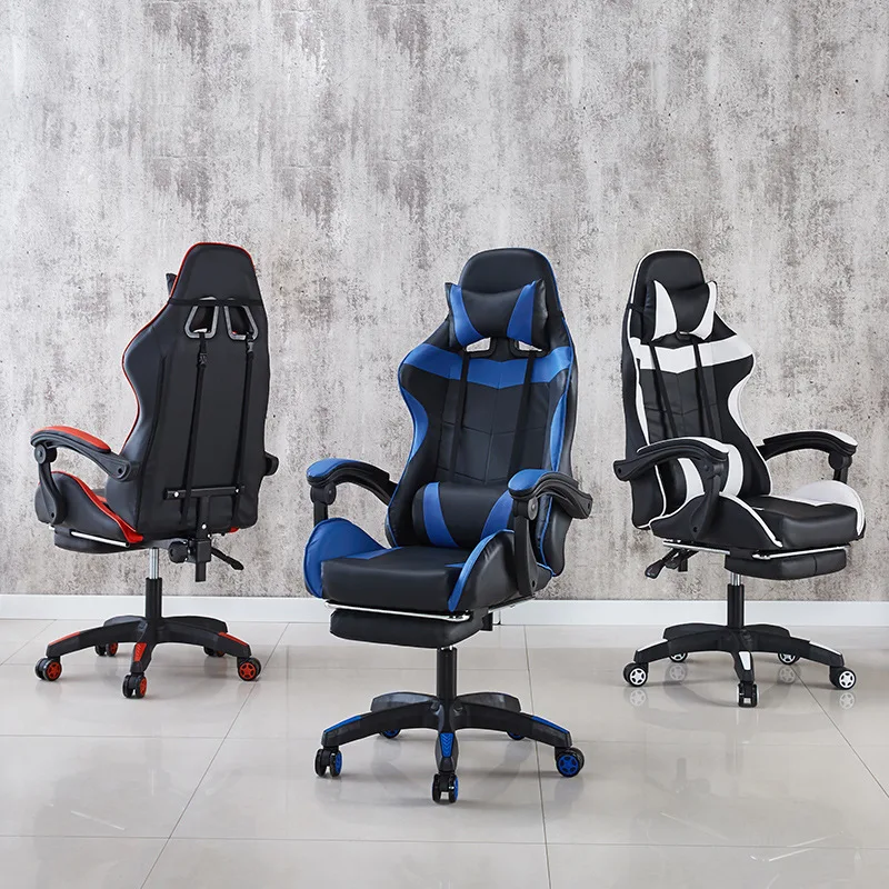Cheap Comfortable Seat Silla Gamer Custom Racer Swivel Recliner Computer Ergonomic Gaming Chair With Footrest