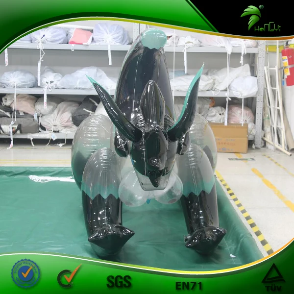 SPH透明インフレータブルアニメフィギュア人形おもちゃhongyiと