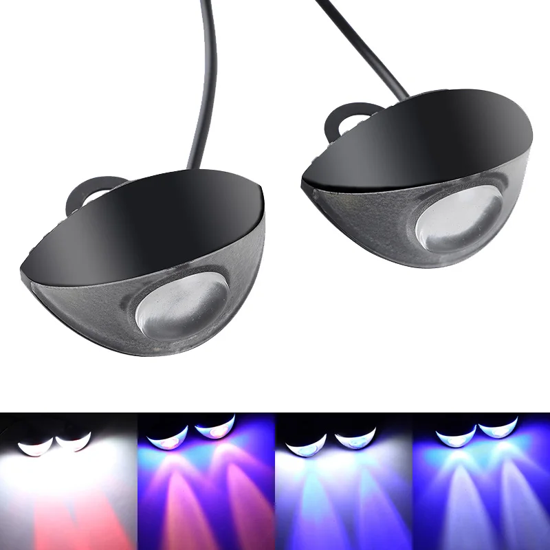 Мотоциклетная фара стробоскопическая вспышка автомобильный жареный свет DRL мотоциклетная светодиодная фара для мотоцикла для Honda