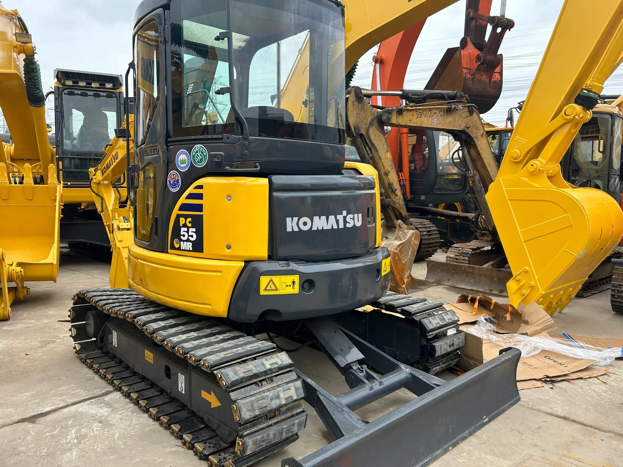Cheap Used Mini Excavator Komatsu Pc55mr Pc567 Pc608 Pc708 Pc75 And