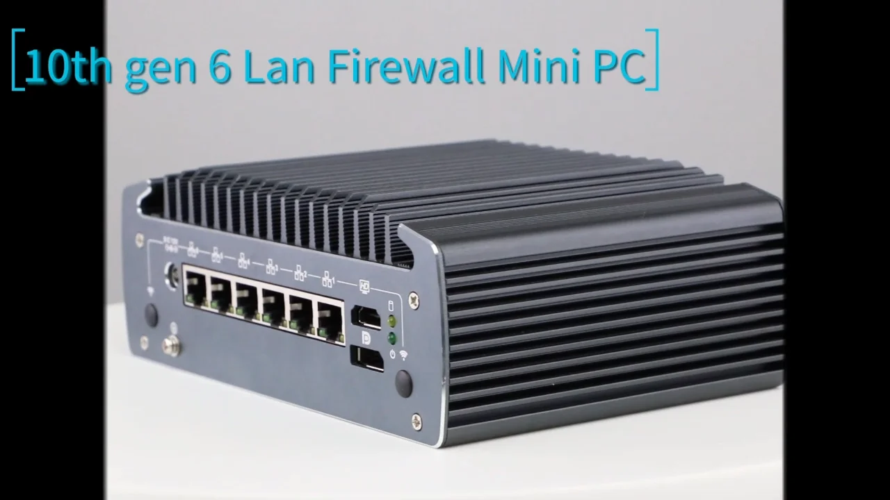 New Computer 10th Gen Core I3 I5 I7 Pfsense Mini Firewall Pc X86 6 Nic