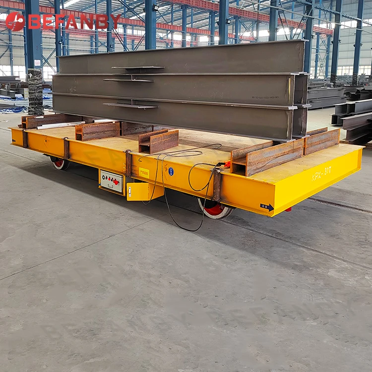 Raw Material Handling Rail Transfer Solution 5 Ton Transfer Trolley for Sale