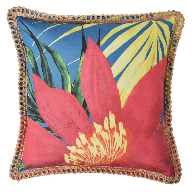 bright patterned cushions