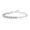 4mm  platinum white stone
