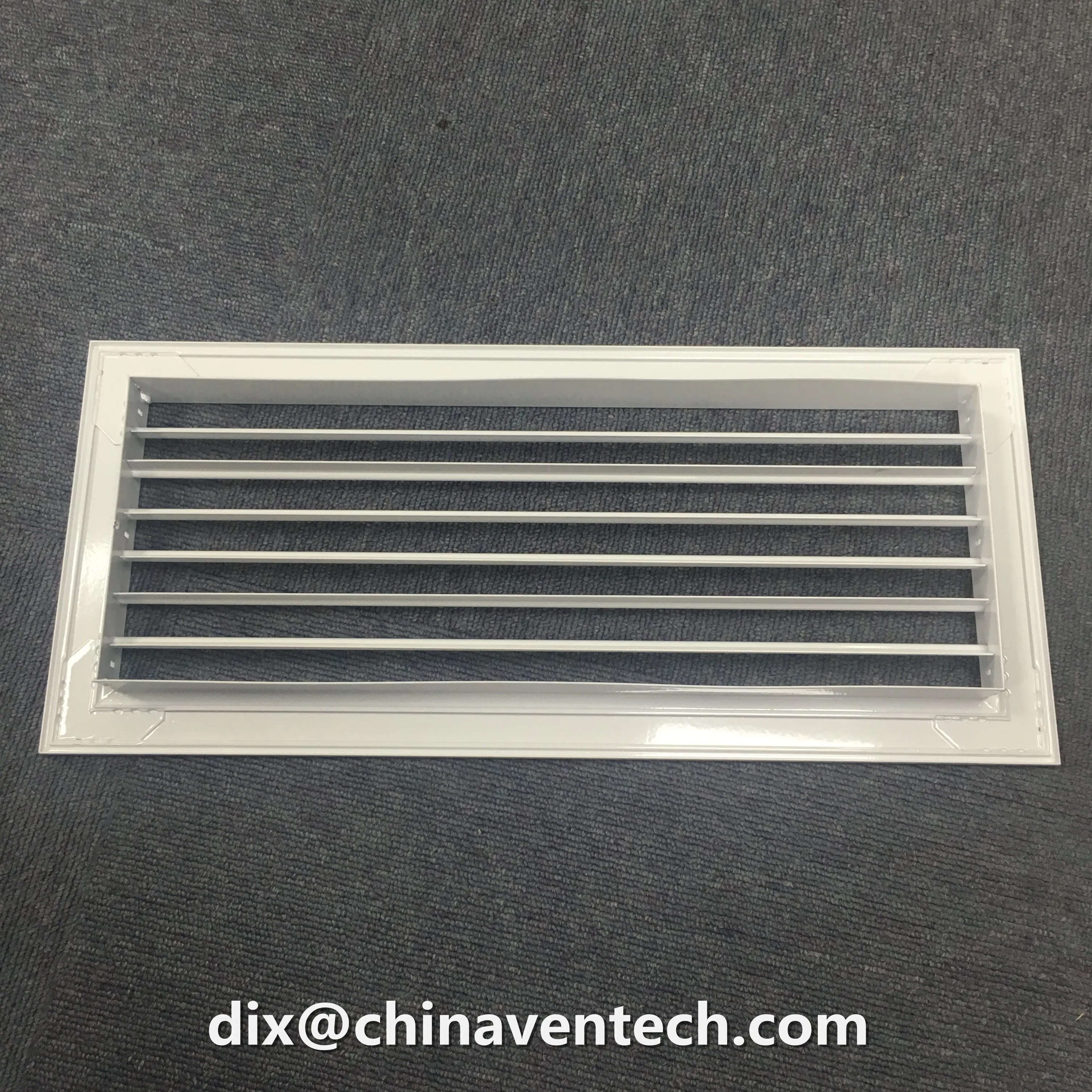 Free Sample Aluminium HVAC Ceiling Double Deflection Supply Air Grille