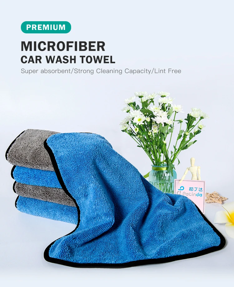 Customization Car Care Cleanings Microfiber Towel Absorbent Quick Dry