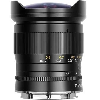 TTArtisan 11mm F2.8 Full Frame Ultra-Wide FishEye Lens Manual Focus Compatible with E Mount Camera Camera Lens