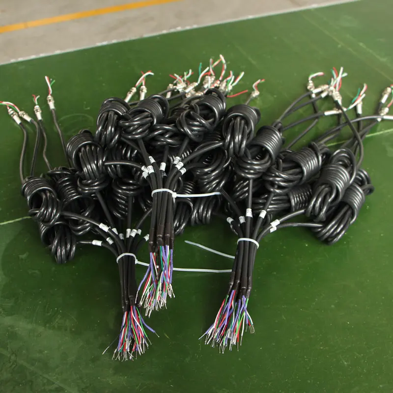 Factory Direct Sale Connectors Color Code in Electrical Wires Load Cell Cable 4 Wire