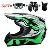 Serpent noir-vert vif + lunettes + masque + gants