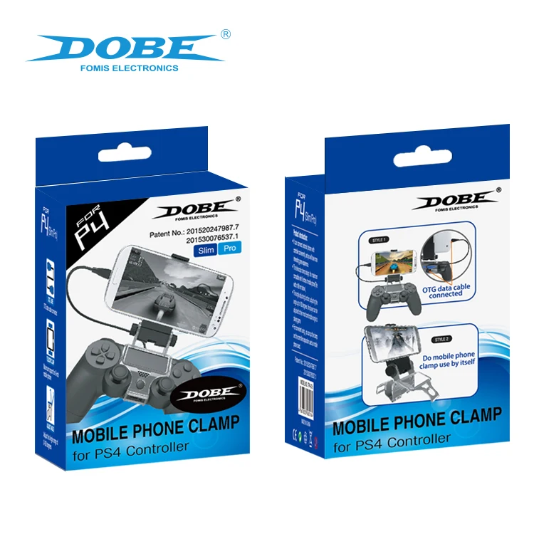 DOBE Factory Direct Supply Adjustable Smart Mobile Phone Clamp  for PS4 Slim Pro Controller Game Accessories