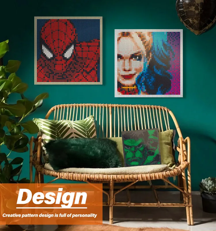 Pixel Art Building Blocks - Create Your Dream Portrait