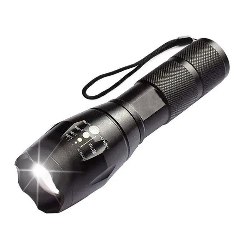 Durable and Efficient D878 Aluminum Flashlight for Camping