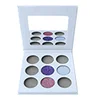 9 pans white palette with mirror