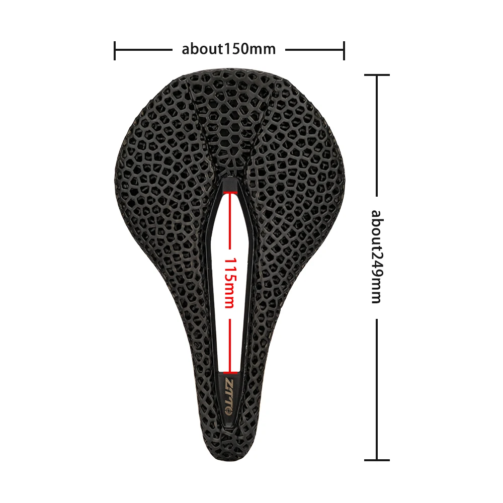 ZTTO 3D Printed Saddle - Comfort and Durability for Bikes