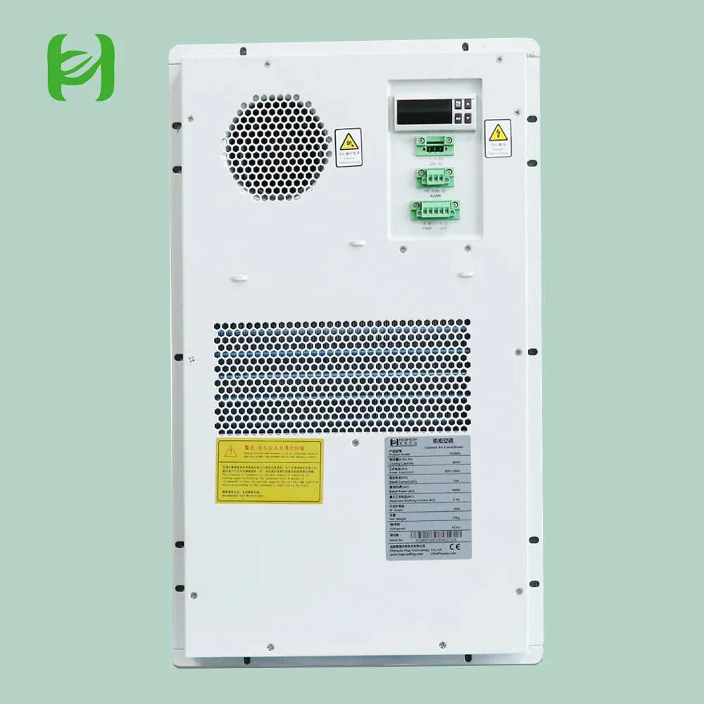 Outdoor Electrical Control Telecom Door Mounted DC 48V/AC220V Industrial  Cabinet Air Conditioner for Panel Shelter Enclosure