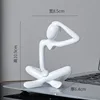 Figure abstraite c section blanche