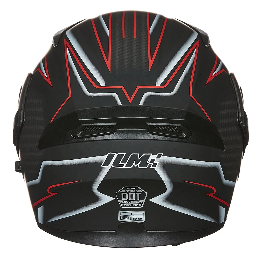 Dual Visor Flip up Modular Helmet DOT Certified Model 902 ILM