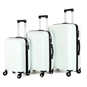 Wholesale Unisex Travel Luggage Sets Custom Multicarry Large 4-Wheel Suitcases Cloth Handle New Design Light Weight PP Suitcases