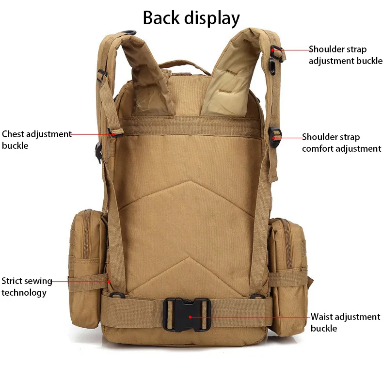 Wholesale Outdoor Camo Waterproof Tactical Backpack