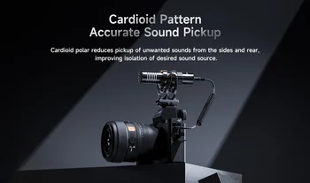 Comica VM10 PRO Microphone for Smartphones Cameras Computers and Ideal for Vloggers Videographers Interviews Recording Stream product image