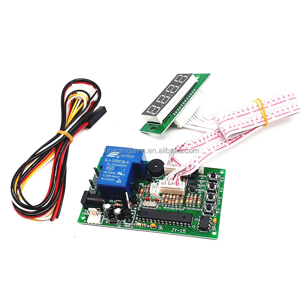 JY-15B Timer Coin Selector 12V Power Adapter Board Multi Coin Time Control Device Washing Machines Vending Arcades Arcade Games