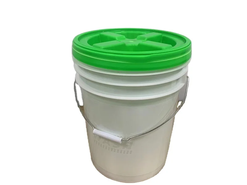 Round 5 Gallon Food Grade Plastic Bucket 20l Plastic Pail 5 Gallon